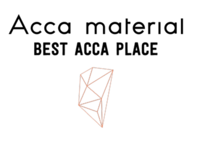 ACCA Materials Helping You Pass ACCA Exams